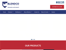 Tablet Screenshot of blendco.com